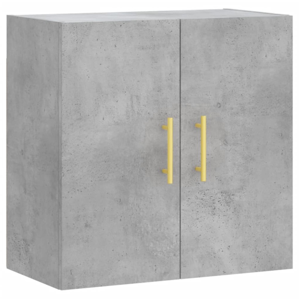 vidaXL Ντουλάπι Τοίχου Γκρι Σκυροδέματος 60x31x60 εκ. Επεξεργ. Ξύλο