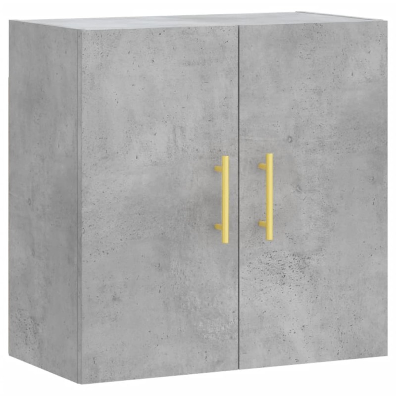 vidaXL Ντουλάπι Τοίχου Γκρι Σκυροδέματος 60x31x60 εκ. Επεξεργ. Ξύλο