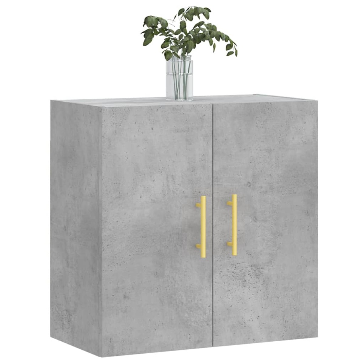 vidaXL Ντουλάπι Τοίχου Γκρι Σκυροδέματος 60x31x60 εκ. Επεξεργ. Ξύλο