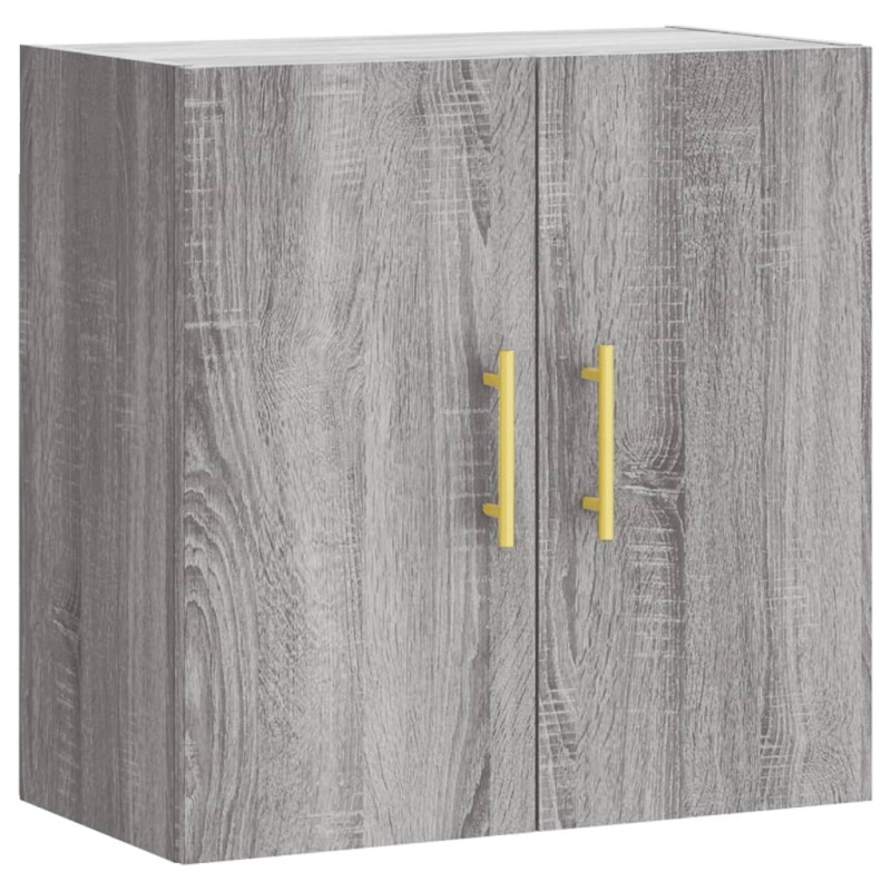 vidaXL Ντουλάπι Τοίχου Γκρι Sonoma 60x31x60 εκ. από Επεξεργασμένο Ξύλο