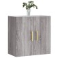 vidaXL Ντουλάπι Τοίχου Γκρι Sonoma 60x31x60 εκ. από Επεξεργασμένο Ξύλο
