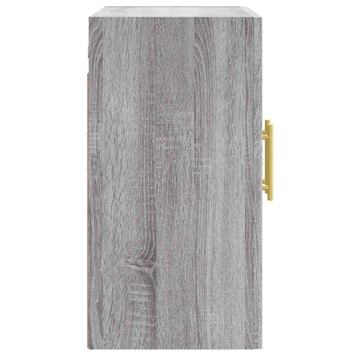 vidaXL Ντουλάπι Τοίχου Γκρι Sonoma 60x31x60 εκ. από Επεξεργασμένο Ξύλο