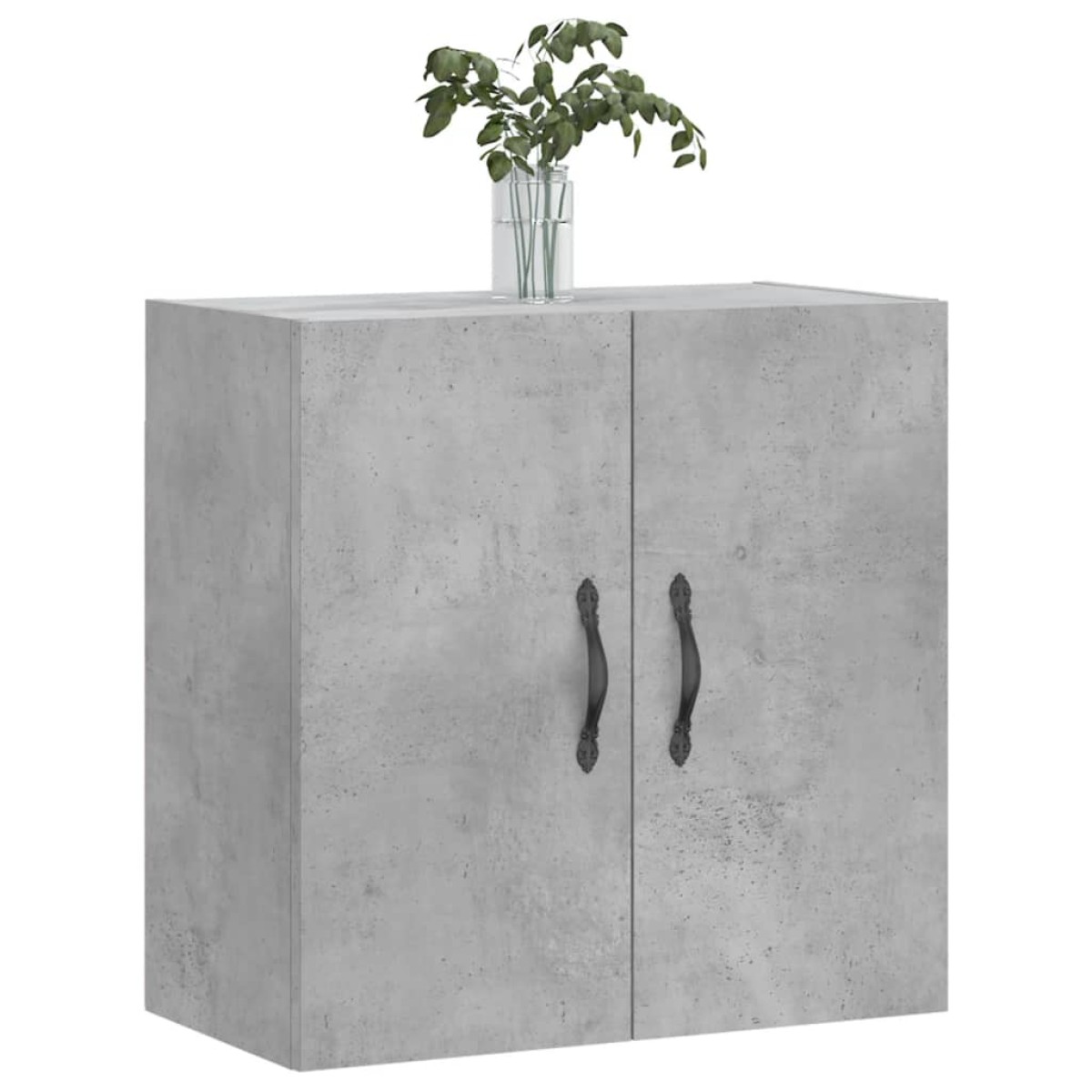 vidaXL Ντουλάπι Τοίχου Γκρι Σκυροδέματος 60x31x60 εκ. Επεξεργ. Ξύλο