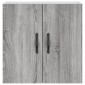 vidaXL Ντουλάπι Τοίχου Γκρι Sonoma 60x31x60 εκ. από Επεξεργασμένο Ξύλο