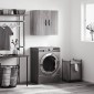vidaXL Ντουλάπι Τοίχου Γκρι Sonoma 60x31x60 εκ. από Επεξεργασμένο Ξύλο