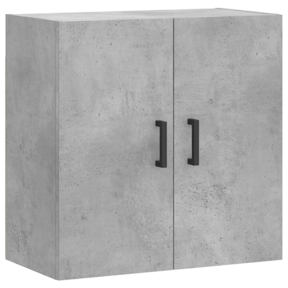 vidaXL Ντουλάπι Τοίχου Γκρι Σκυροδέματος 60x31x60 εκ. Επεξεργ. Ξύλο