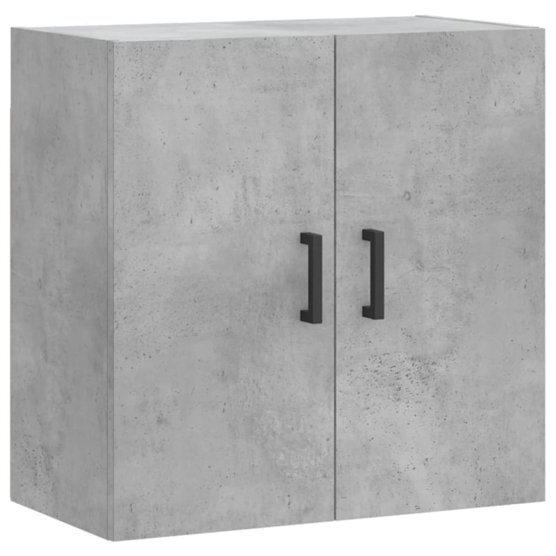 vidaXL Ντουλάπι Τοίχου Γκρι Σκυροδέματος 60x31x60 εκ. Επεξεργ. Ξύλο
