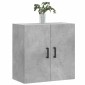 vidaXL Ντουλάπι Τοίχου Γκρι Σκυροδέματος 60x31x60 εκ. Επεξεργ. Ξύλο