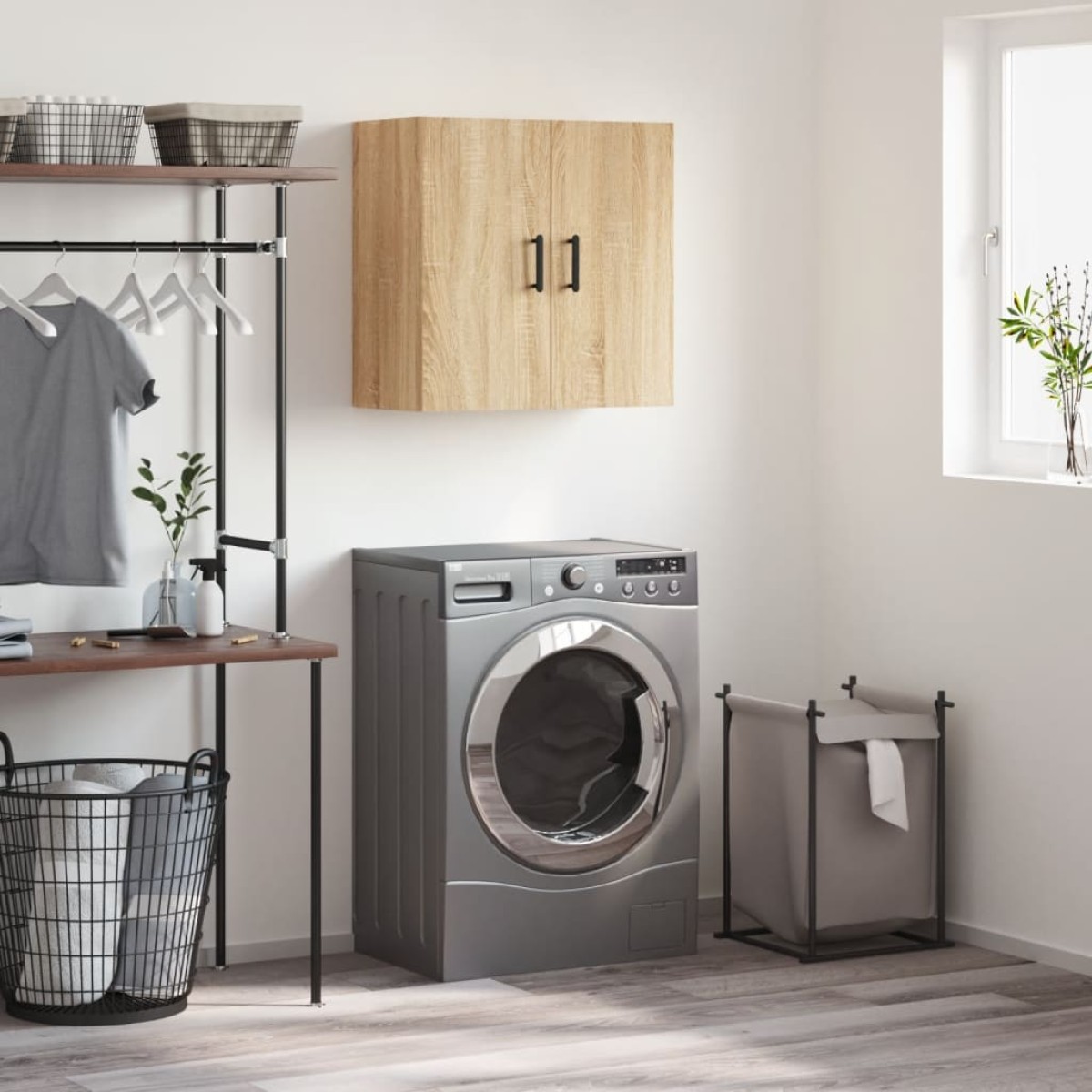 vidaXL Ντουλάπι Τοίχου Sonoma Δρυς 60x31x60 εκ. Επεξεργασμένο Ξύλο