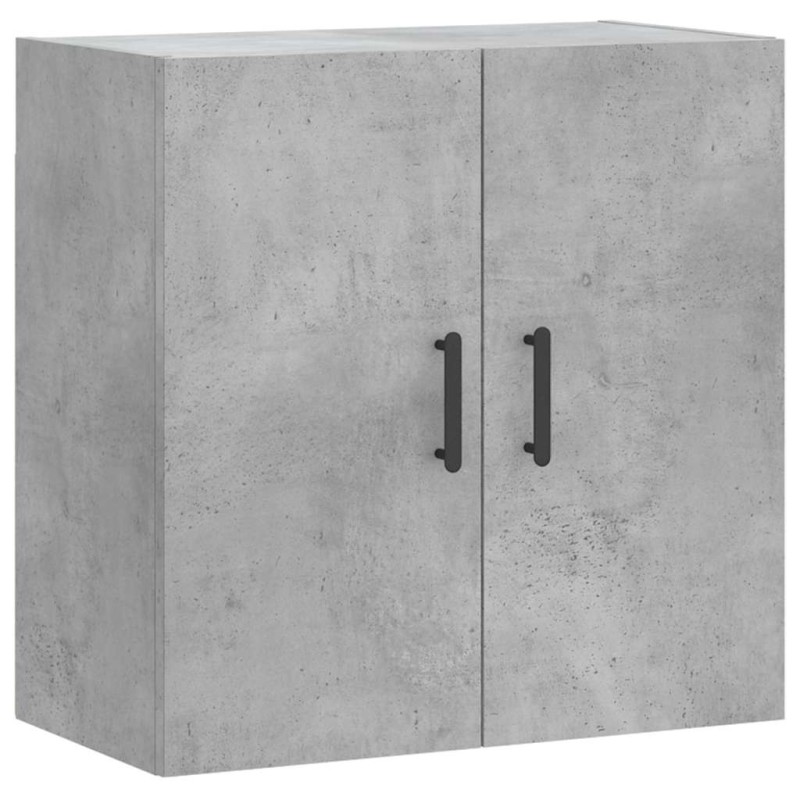 vidaXL Ντουλάπι Τοίχου Γκρι Σκυροδέματος 60x31x60 εκ. Επεξεργ. Ξύλο