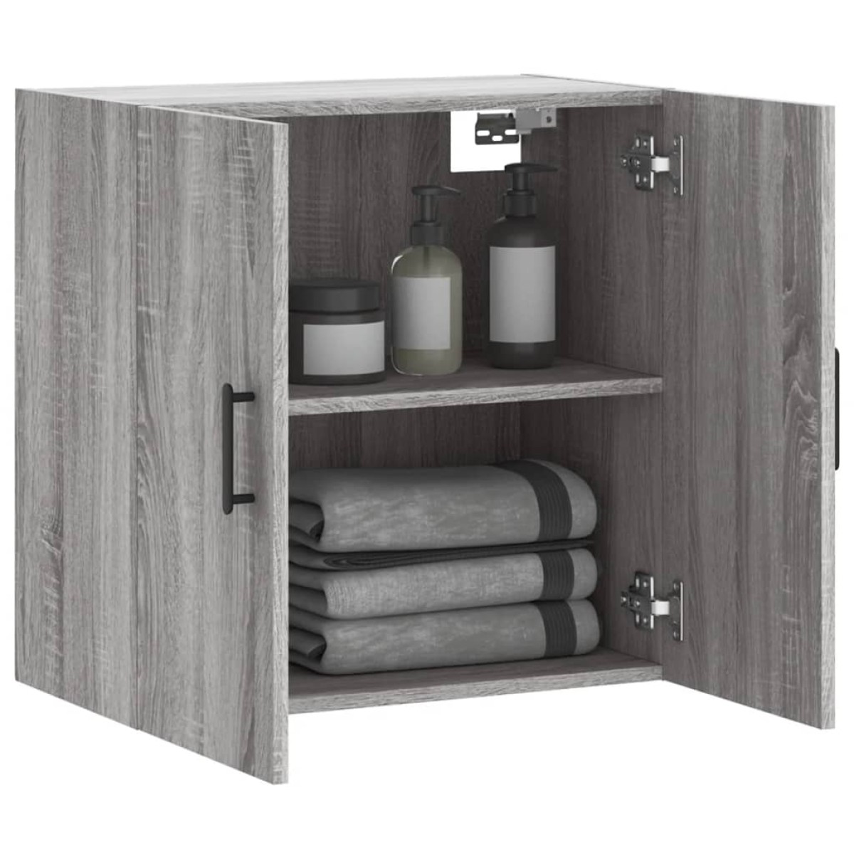 vidaXL Ντουλάπι Τοίχου Γκρι Sonoma 60x31x60 εκ. από Επεξεργασμένο Ξύλο