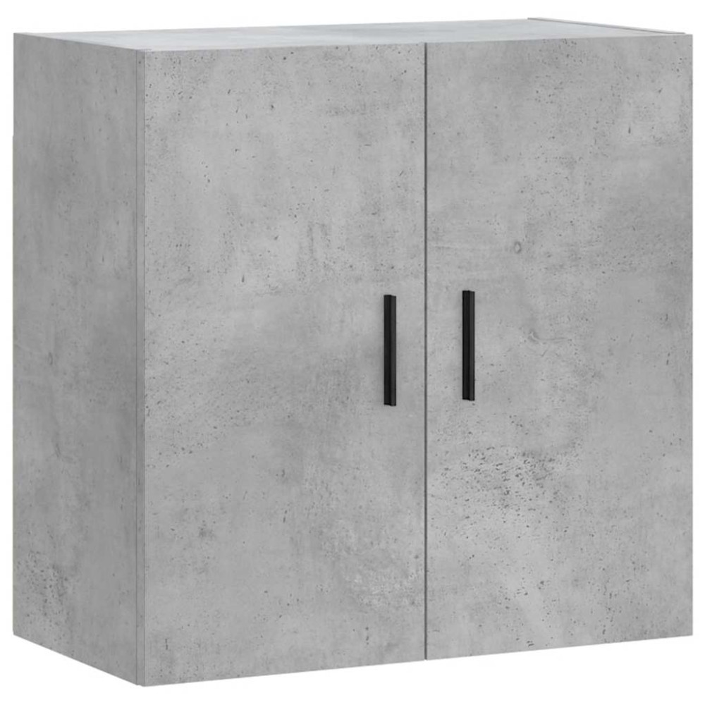 vidaXL Ντουλάπι Τοίχου Γκρι Σκυροδέματος 60x31x60 εκ. Επεξεργ. Ξύλο