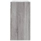 vidaXL Ντουλάπι Τοίχου Γκρι Sonoma 60x31x60 εκ. από Επεξεργασμένο Ξύλο