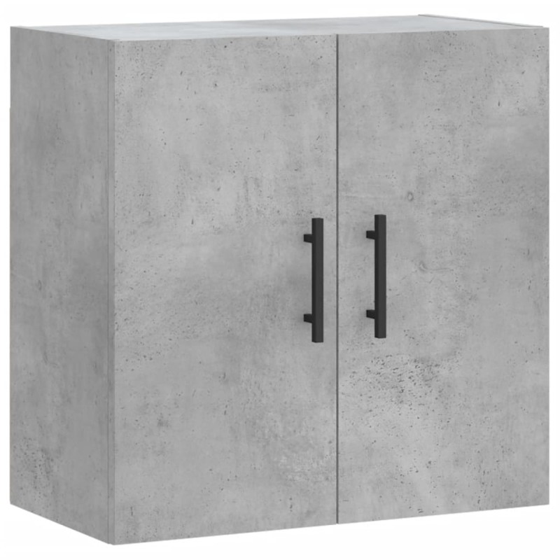 vidaXL Ντουλάπι Τοίχου Γκρι Σκυροδέματος 60x31x60 εκ. Επεξεργ. Ξύλο