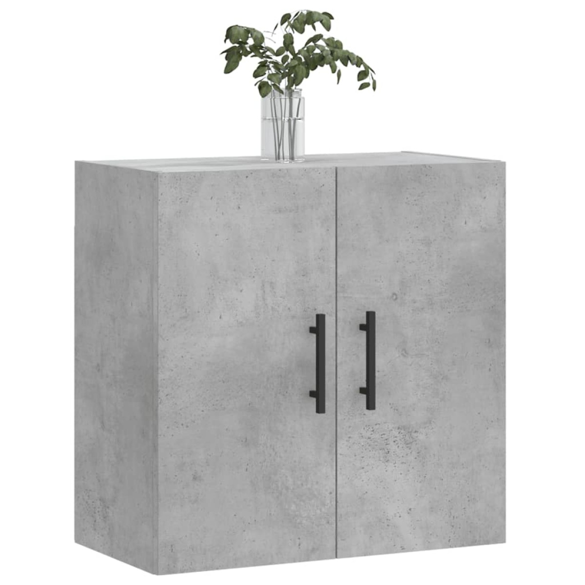 vidaXL Ντουλάπι Τοίχου Γκρι Σκυροδέματος 60x31x60 εκ. Επεξεργ. Ξύλο