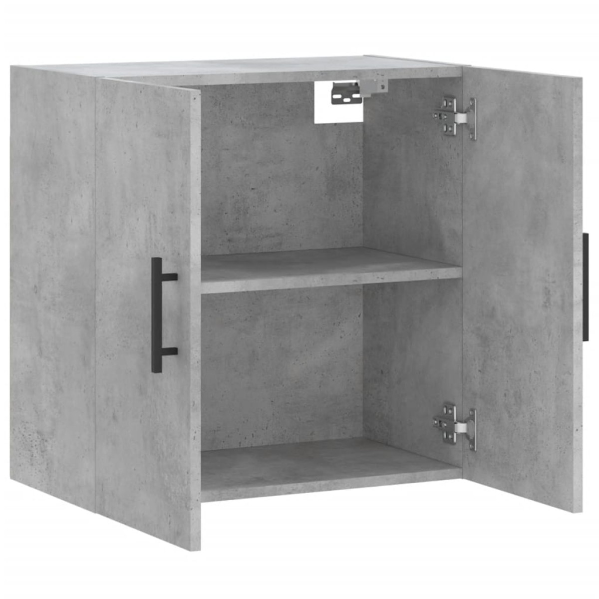 vidaXL Ντουλάπι Τοίχου Γκρι Σκυροδέματος 60x31x60 εκ. Επεξεργ. Ξύλο