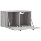 vidaXL Ντουλάπι Τοίχου Γκρι Sonoma 60x36,5x35 εκ. Επεξεργασμένο Ξύλο