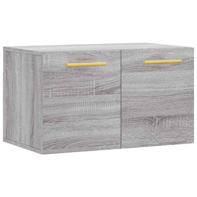 vidaXL Ντουλάπι Τοίχου Γκρι Sonoma 60x36,5x35 εκ. Επεξεργασμένο Ξύλο