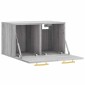 vidaXL Ντουλάπι Τοίχου Γκρι Sonoma 60x36,5x35 εκ. Επεξεργασμένο Ξύλο