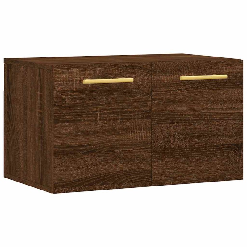 vidaXL Ντουλάπι Τοίχου Καφέ Δρυς 60x36,5x35 εκ. Επεξεργασμένο Ξύλο