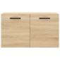 vidaXL Ντουλάπι Τοίχου Sonoma Δρυς 60x36,5x35 εκ. Επεξεργασμένο Ξύλο