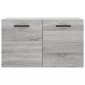vidaXL Ντουλάπι Τοίχου Γκρι Sonoma 60x36,5x35 εκ. Επεξεργασμένο Ξύλο