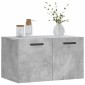 vidaXL Ντουλάπι Τοίχου Γκρι Σκυρ. 60x36,5x35 εκ. Επεξεργασμένο Ξύλο