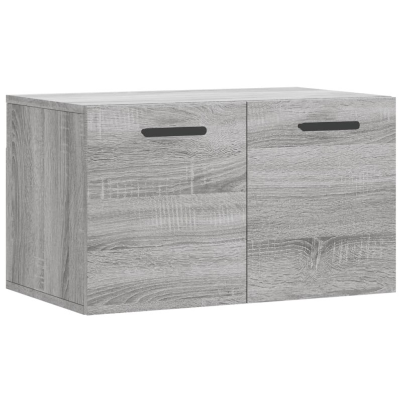 vidaXL Ντουλάπι Τοίχου Γκρι Sonoma 60x36,5x35 εκ. Επεξεργασμένο Ξύλο