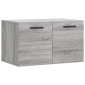 vidaXL Ντουλάπι Τοίχου Γκρι Sonoma 60x36,5x35 εκ. Επεξεργασμένο Ξύλο