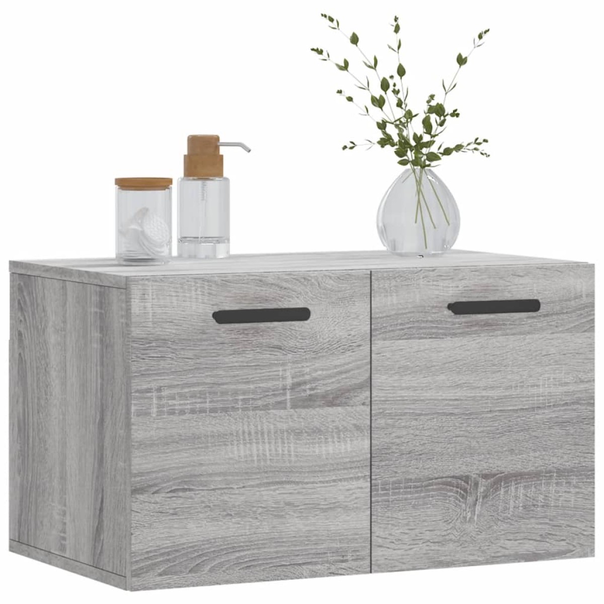 vidaXL Ντουλάπι Τοίχου Γκρι Sonoma 60x36,5x35 εκ. Επεξεργασμένο Ξύλο