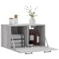 vidaXL Ντουλάπι Τοίχου Γκρι Sonoma 60x36,5x35 εκ. Επεξεργασμένο Ξύλο