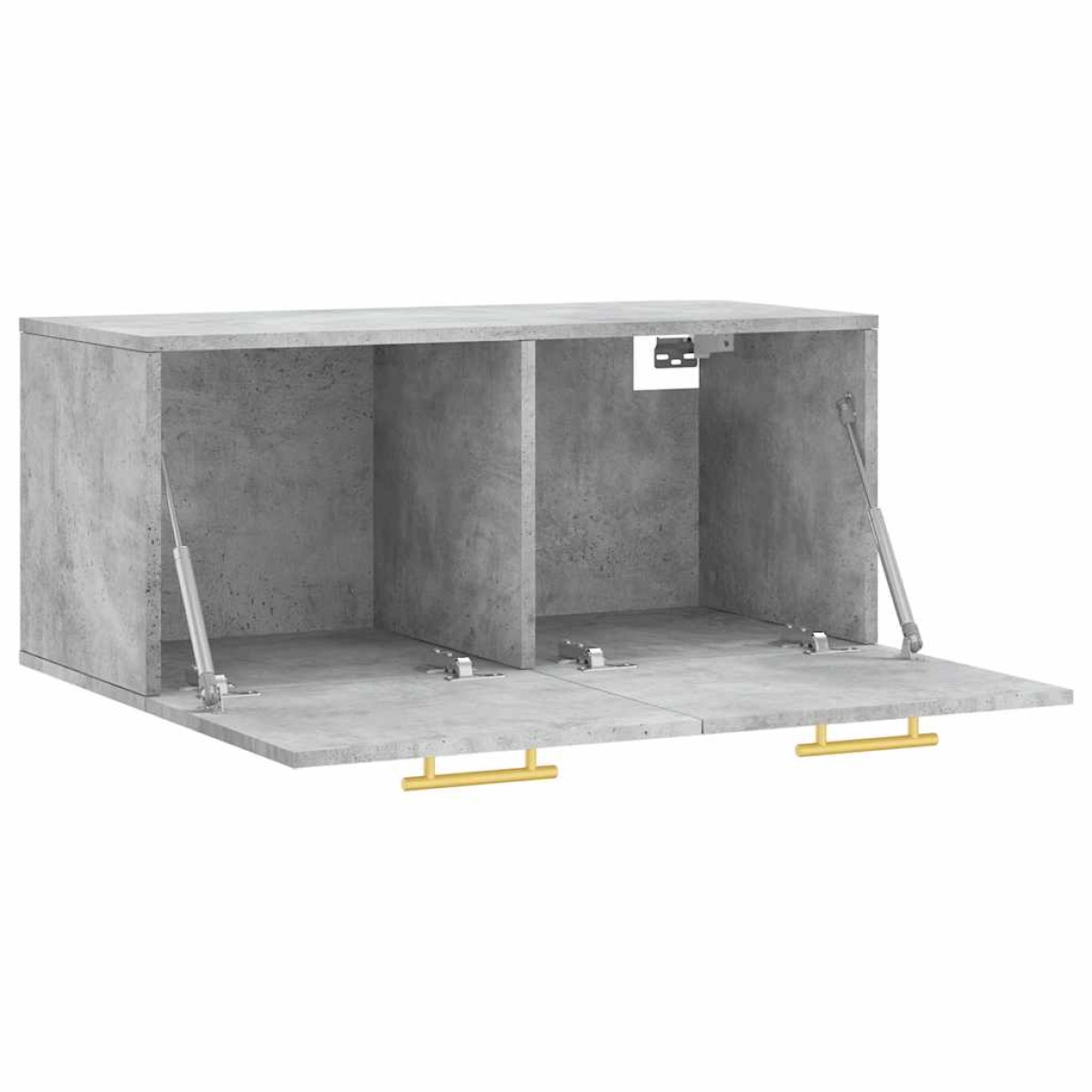 vidaXL Ντουλάπι Τοίχου Γκρι Σκυρ. 80x36,5x35 εκ. Επεξεργασμένο Ξύλο