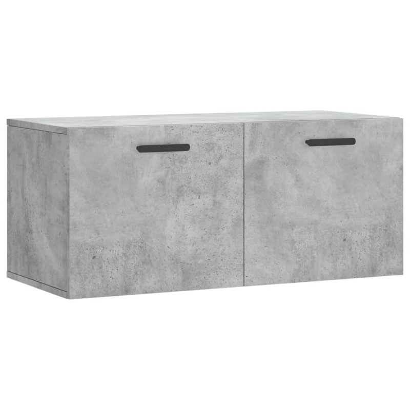 vidaXL Ντουλάπι Τοίχου Γκρι Σκυρ. 80x36,5x35 εκ. Επεξεργασμένο Ξύλο