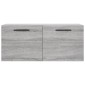 vidaXL Ντουλάπι Τοίχου Γκρι Sonoma 80x36,5x35 εκ. Επεξεργασμένο Ξύλο