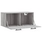 vidaXL Ντουλάπι Τοίχου Γκρι Sonoma 80x36,5x35 εκ. Επεξεργασμένο Ξύλο