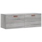 vidaXL Ντουλάπι Τοίχου Γκρι Sonoma 100x36,5x35 εκ. Επεξεργασμένο Ξύλο