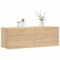 vidaXL Ντουλάπι Τοίχου Sonoma Δρυς 100 x 36,5 x 35 εκ. Επεξεργ. Ξύλο
