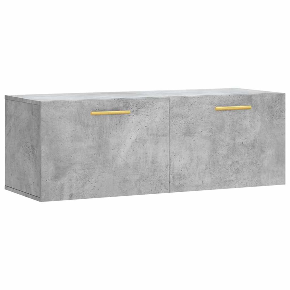 vidaXL Ντουλάπι Τοίχου Γκρι Σκυρ. 100x36,5x35 εκ. Επεξεργασμένο Ξύλο