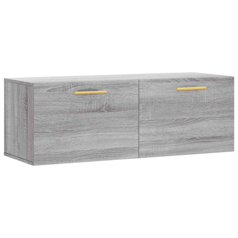 vidaXL Ντουλάπι Τοίχου Γκρι Sonoma 100x36,5x35 εκ. Επεξεργασμένο Ξύλο