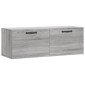 vidaXL Ντουλάπι Τοίχου Γκρι Sonoma 100x36,5x35 εκ. Επεξεργασμένο Ξύλο
