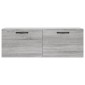 vidaXL Ντουλάπι Τοίχου Γκρι Sonoma 100x36,5x35 εκ. Επεξεργασμένο Ξύλο