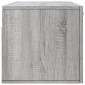 vidaXL Ντουλάπι Τοίχου Γκρι Sonoma 100x36,5x35 εκ. Επεξεργασμένο Ξύλο