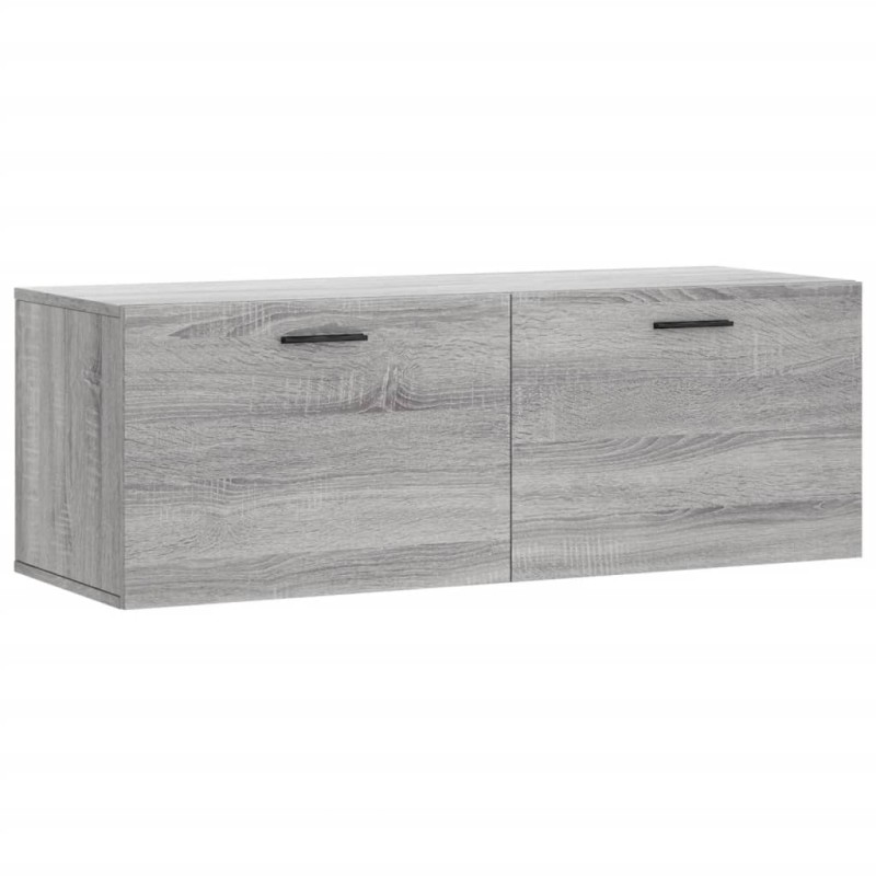 vidaXL Ντουλάπι Τοίχου Γκρι Sonoma 100x36,5x35 εκ. Επεξεργασμένο Ξύλο