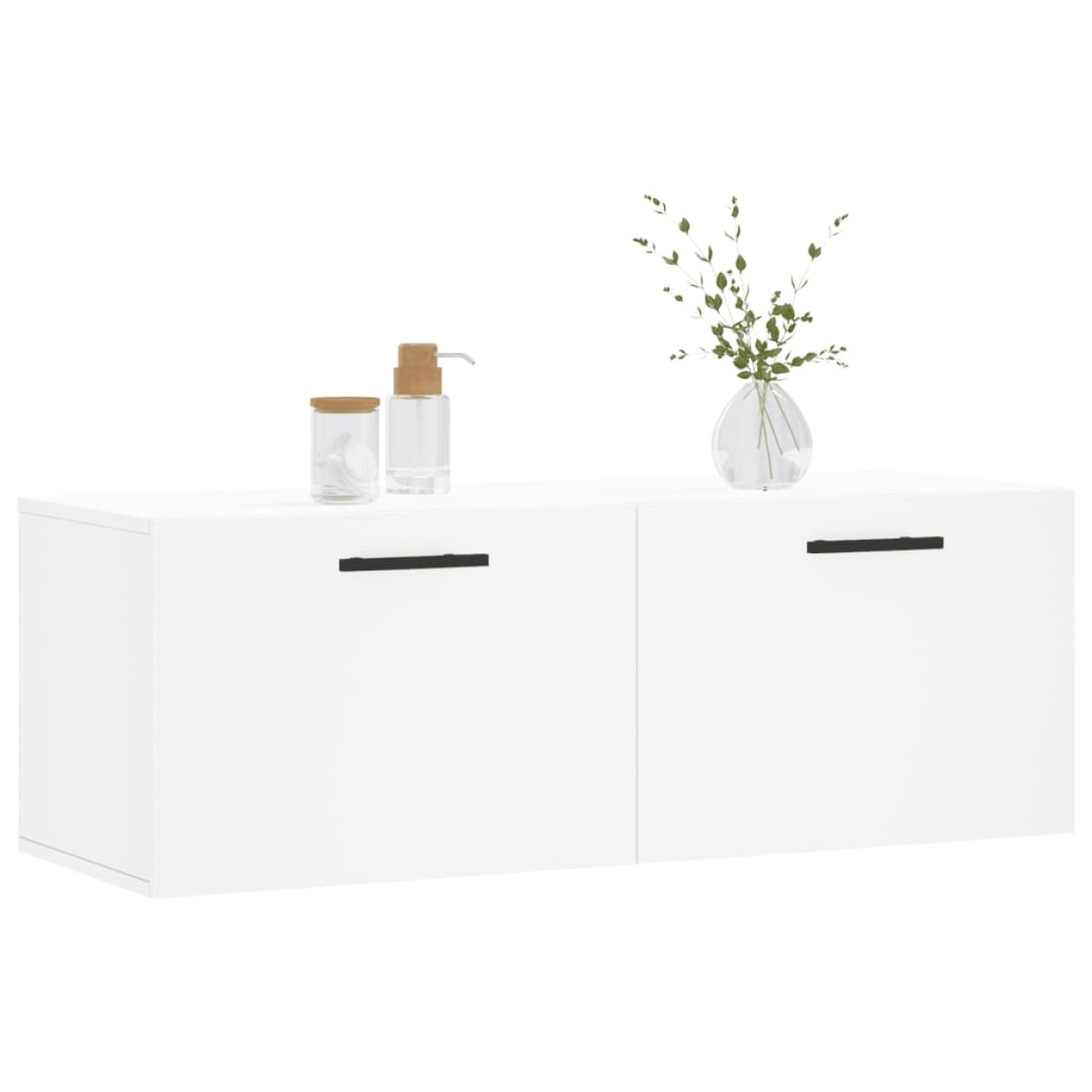 vidaXL Ντουλάπι Τοίχου Λευκό 100x36,5x35 εκ. από Επεξεργασμένο Ξύλο