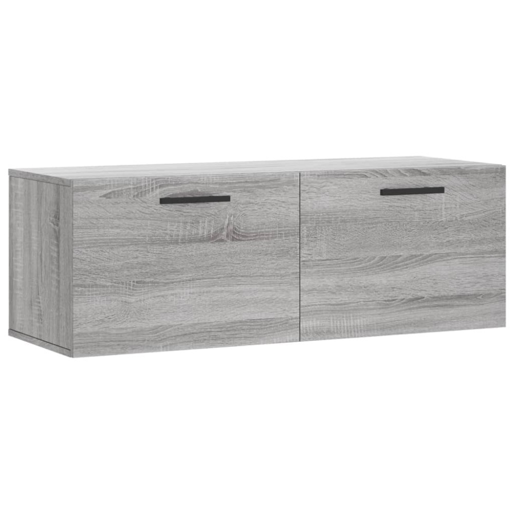 vidaXL Ντουλάπι Τοίχου Γκρι Sonoma 100x36,5x35 εκ. Επεξεργασμένο Ξύλο