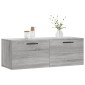 vidaXL Ντουλάπι Τοίχου Γκρι Sonoma 100x36,5x35 εκ. Επεξεργασμένο Ξύλο