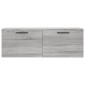 vidaXL Ντουλάπι Τοίχου Γκρι Sonoma 100x36,5x35 εκ. Επεξεργασμένο Ξύλο