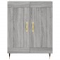 vidaXL Ντουλάπι Γκρι Sonoma 69,5 x 34 x 90 εκ. από Επεξεργασμένο Ξύλο