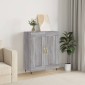 vidaXL Ντουλάπι Γκρι Sonoma 69,5 x 34 x 90 εκ. από Επεξεργασμένο Ξύλο