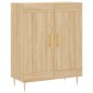 vidaXL Ντουλάπι Sonoma Δρυς 69,5 x 34 x 90 εκ. από Επεξεργασμένο Ξύλο